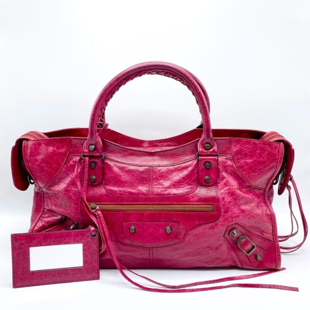 Authentic Balenciaga 💯 Part-time Red Moto Handbag